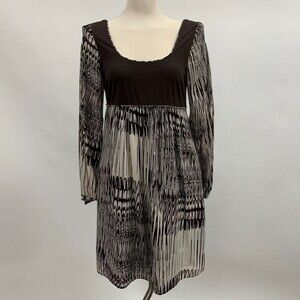 Laundry by Design Women's Dress Small Medium Brown Multi-color NWOT